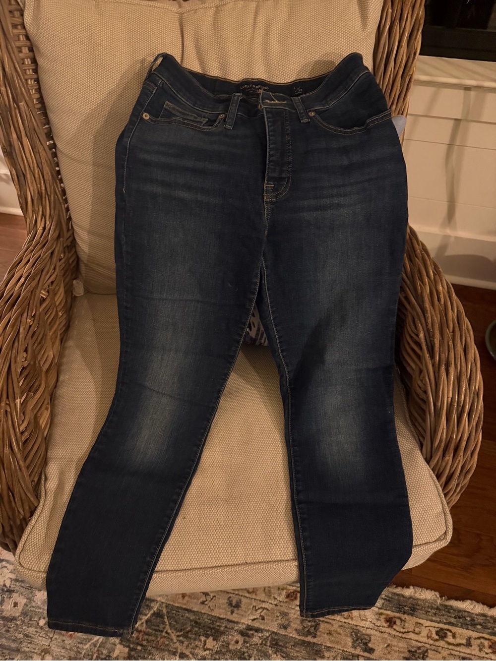 Lucky Brand Dark Indigo Skinny Jeans
